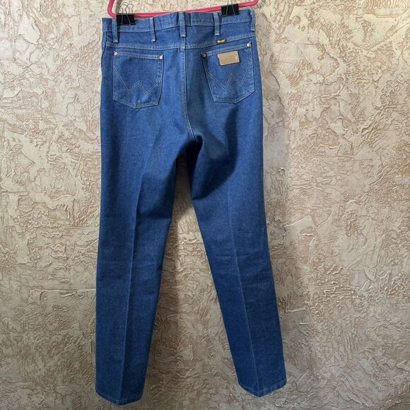 Wrangler 936PWD Cowboy Cut Slim Fit Jeans 36x34 Blue Denim - Picture 9 of 9